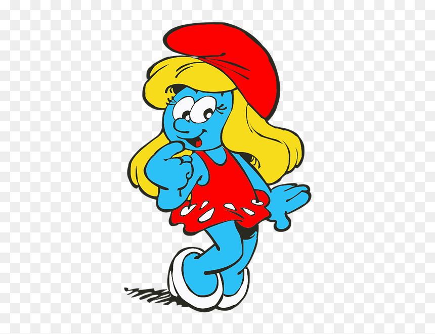 Smurfs Stickers, HD Png Download - cartoon girl png