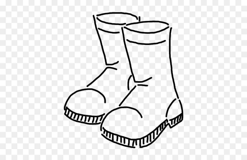 The Lodge - Png Clipart Rain Boots Black And White Png, Transparent Png - boot png