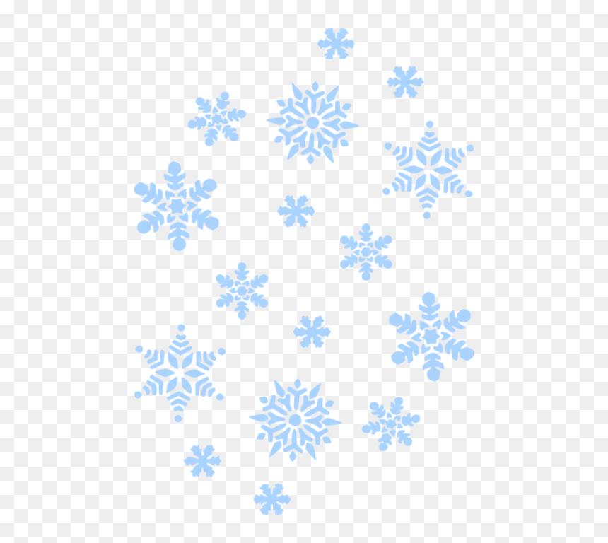 Free Png Download Blue Snowflakes Falling Png Images - Free White Snowflake Png, Transparent Png - snowflakes falling png transparent