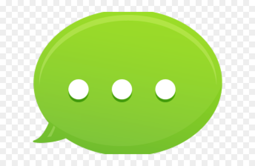 Transparent Text Message Bubble Png - Circle, Png Download - text message bubble png