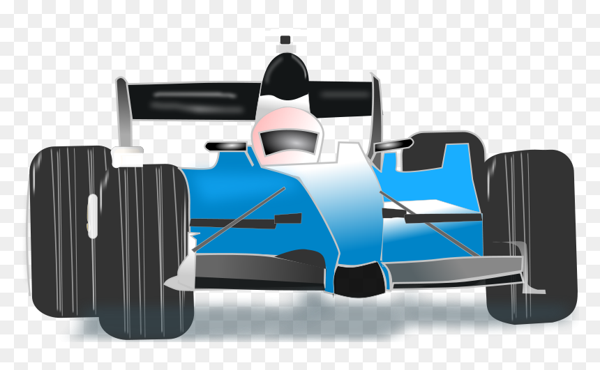 Free Vector Race Car Blue - Race Car Clip Art, HD Png Download - race car png