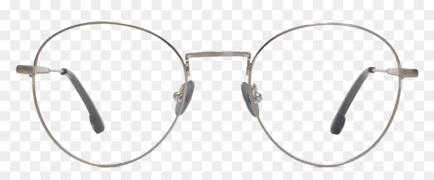 Men S Eyeglasses Prescription - Silver Round Eyeglasses For Men, HD Png Download - round glasses png