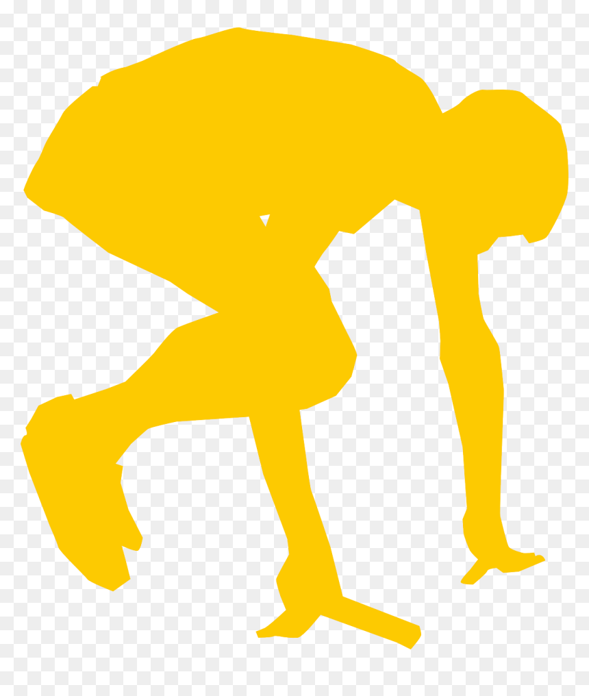 Begins Clipart, HD Png Download - people running png