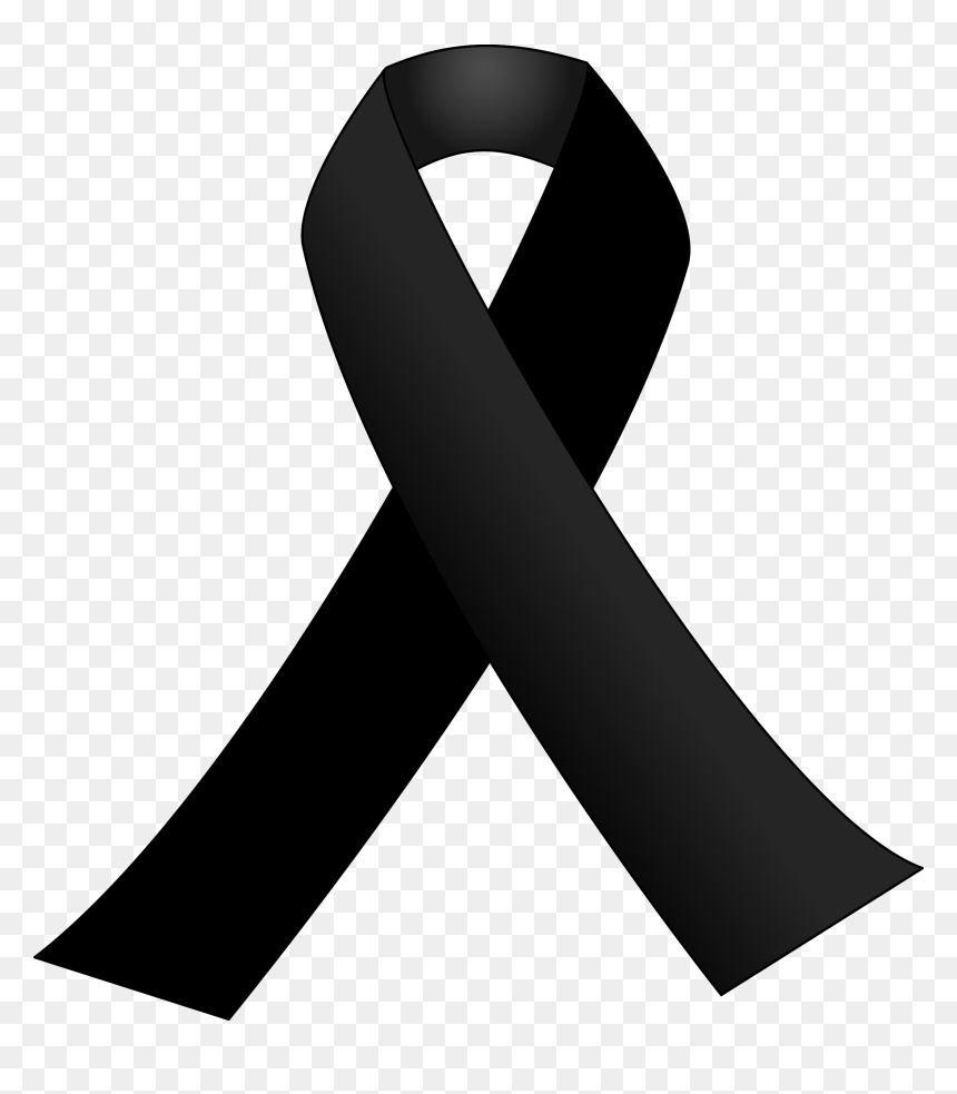 Black Ribbon Png - Transparent Black Ribbon Png, Png Download - black bow png