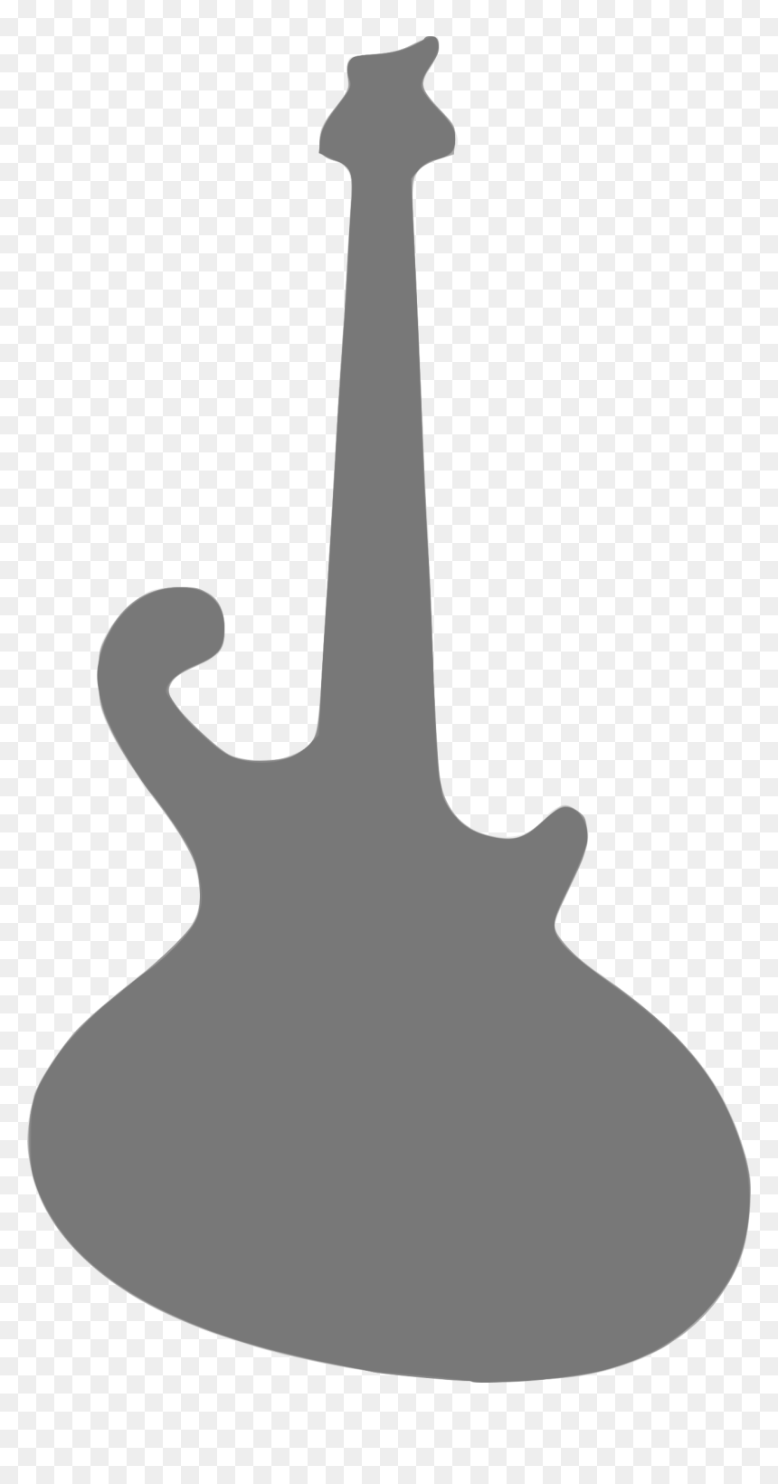 Silhouette Musique 04 Clip Arts - Bass Guitar, HD Png Download - guitar silhouette png