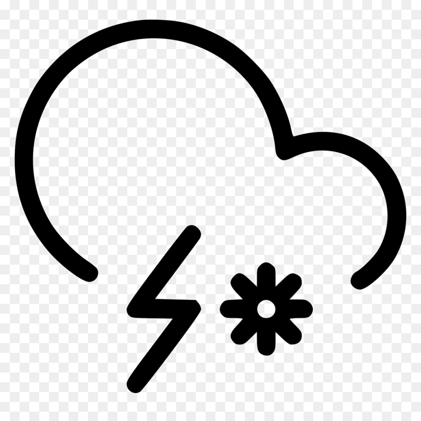 Snow Storm Cloud Lightning Comments - Lightning, HD Png Download - people running png