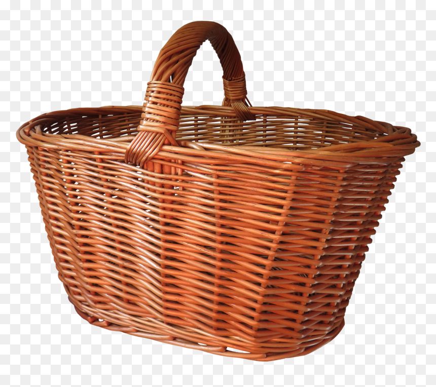 Shopping Basket Png Image - Picnic Basket Png, Transparent Png - basket png