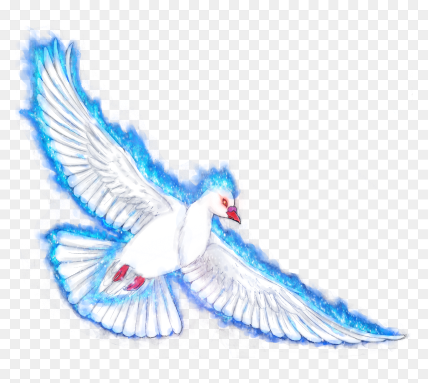 That Of A Giant 40 Feet White Dove-like Demonbird - Stork, HD Png Download - white dove png