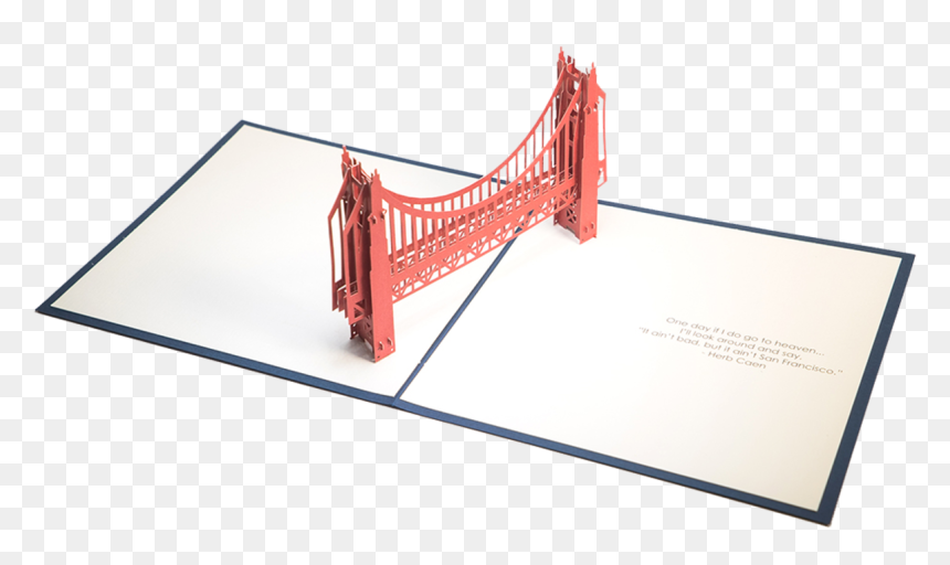 Golden Gate Bridge Pop Up, HD Png Download - golden gate bridge png