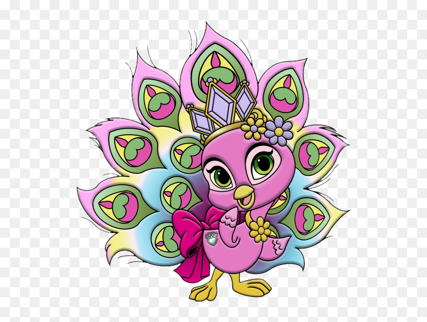 Whisker Haven Sundrop The Peacock - Palace Pets Sundrop, HD Png Download - peacock png