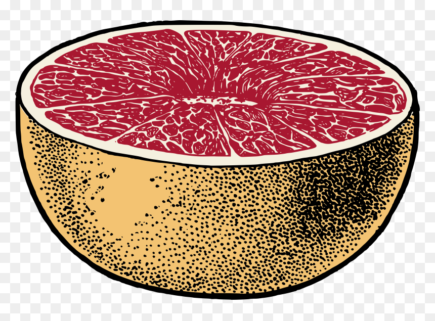 Red Grapefruit Clip Arts - Citrus Color Png, Transparent Png - grapefruit png