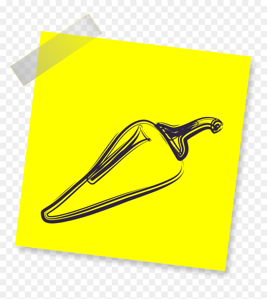 Yellow Happy Birthday Sign, HD Png Download - chili png