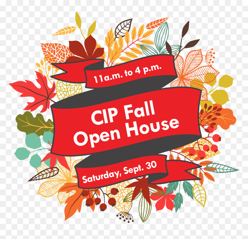 Cip Fall Open House 7 Cliparts - Portable Network Graphics, HD Png Download - open house png