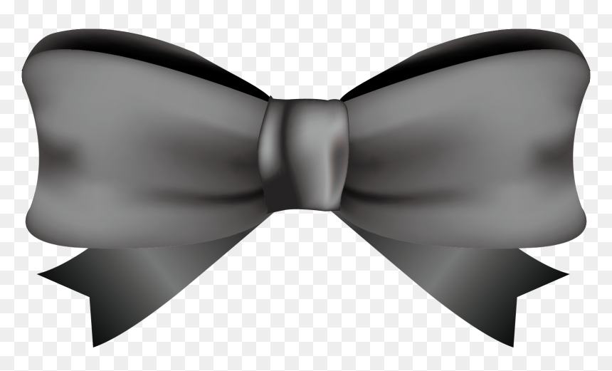 And Bowknot Shoelace Bow Black Knot Tie Clipart - Shoelace Knot, HD Png Download - black bow png