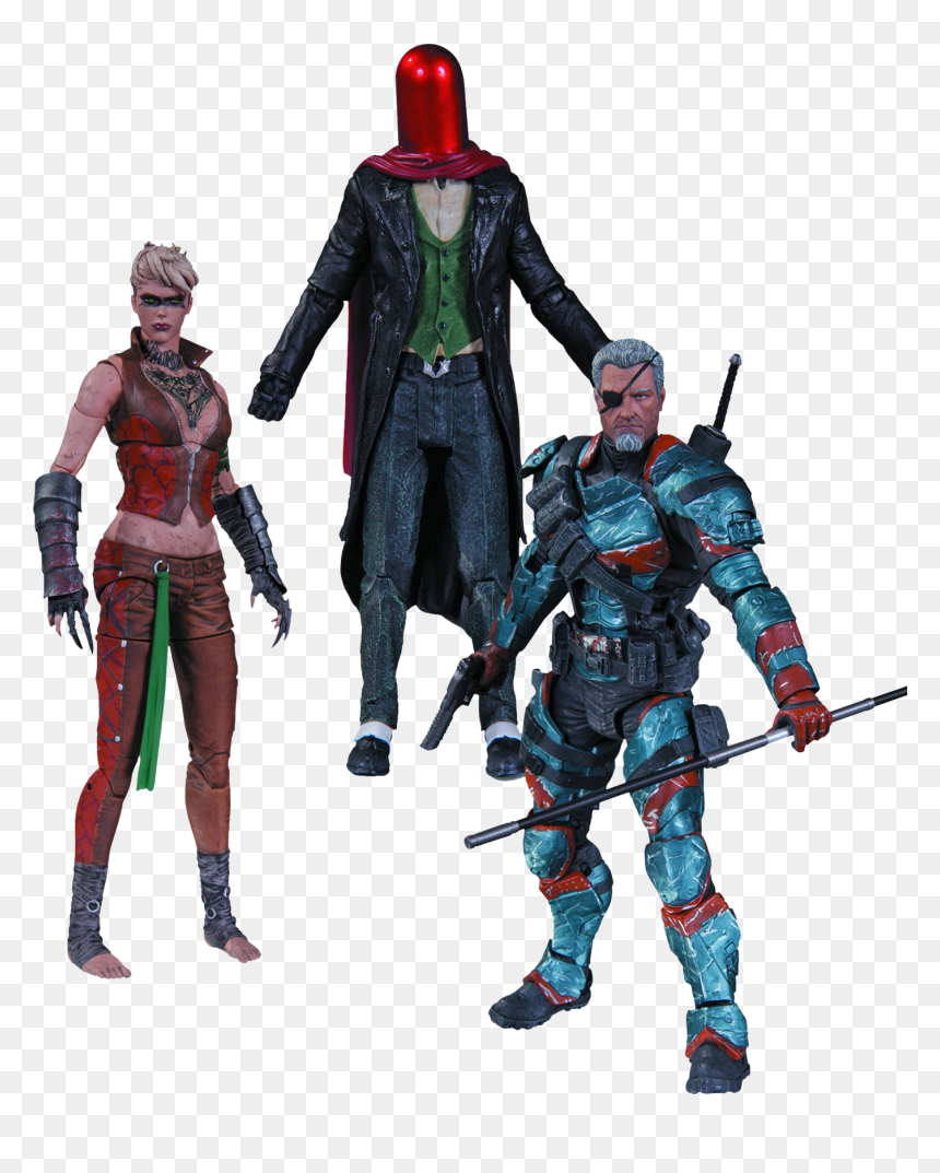 Transparent Deathstroke Png - Deathstroke Batman Arkham Origins Figure, Png Download - deathstroke png