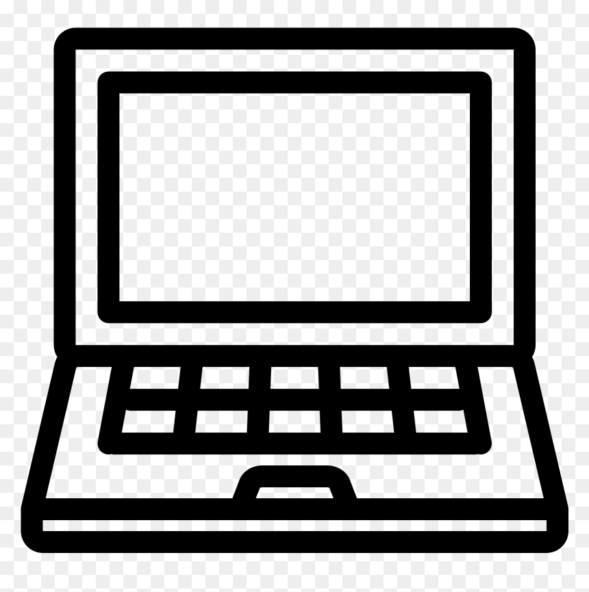 Images Of Black And - Laptop Icono Png, Transparent Png - laptop icon png