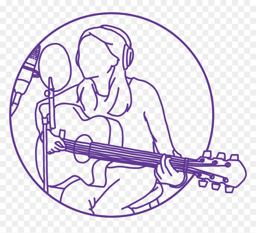 Trombone Vector Blessing - Recording A Song Drawing, HD Png Download - trombone png