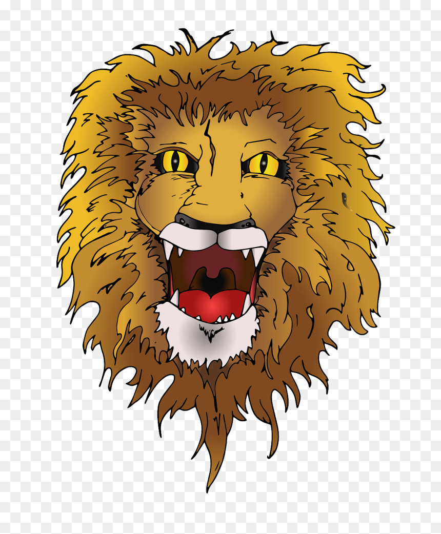 Juba De Leao Png, Transparent Png - lion roar png