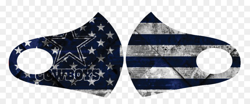 Dallas Cowboys Filter Face Mask - Green Bay Packers Mask, HD Png Download - dallas cowboys png