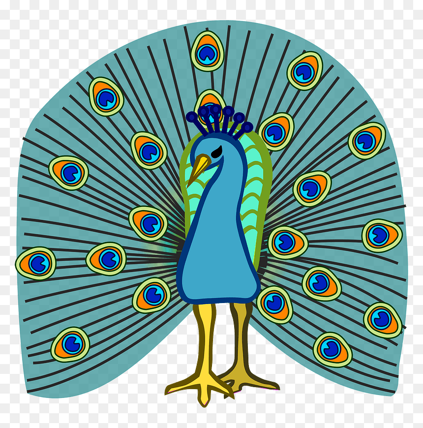 Peacock Clipart - Clip Art, HD Png Download - peacock png