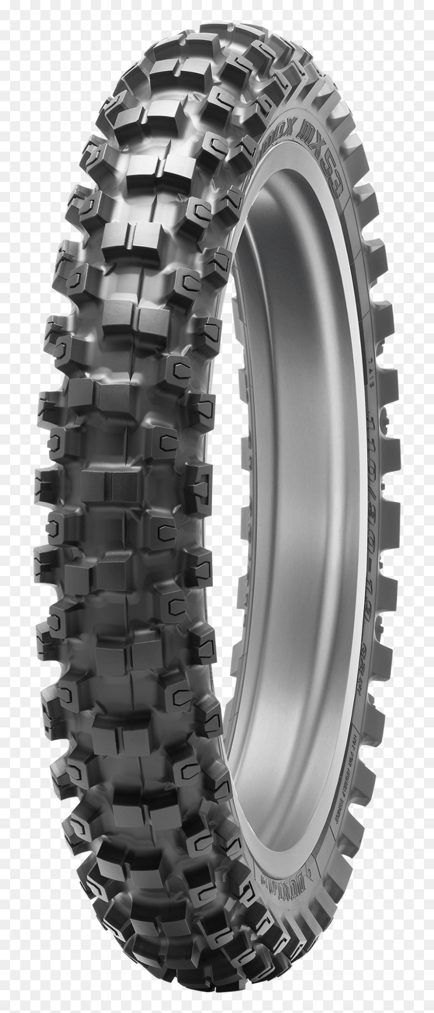 Dunlop Geomax Mx53 Tyre, HD Png Download - tire track png
