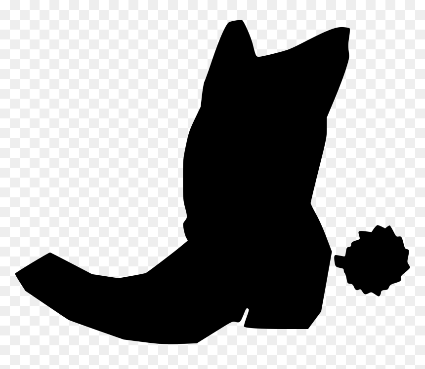 Cowboy Boot Clip Arts - Cowboy Boots Silhouette Png, Transparent Png - cowboy boot png