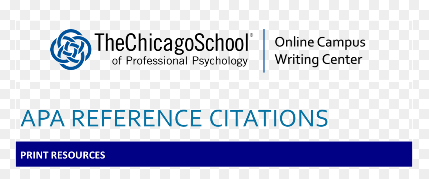 Reference Header - Chicago School Of Professional Psychology, HD Png Download - psychology png