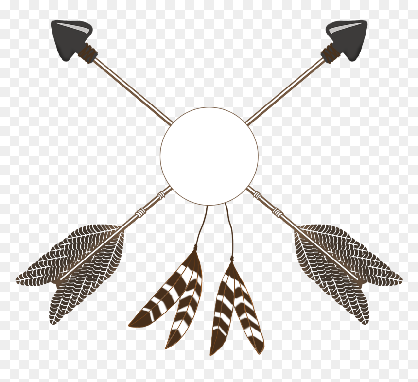 Tribal Feather Png, Transparent Png - arrow clipart png