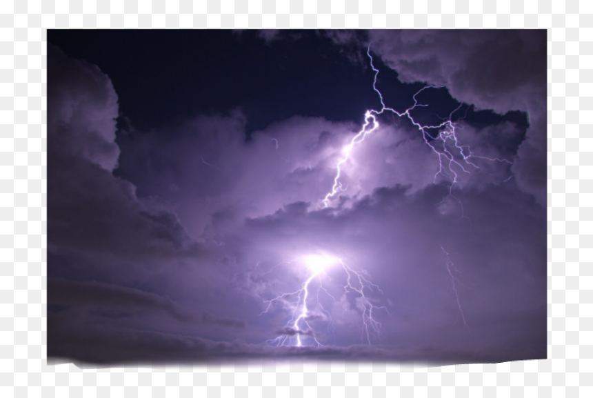Lightning, HD Png Download - storm cloud png