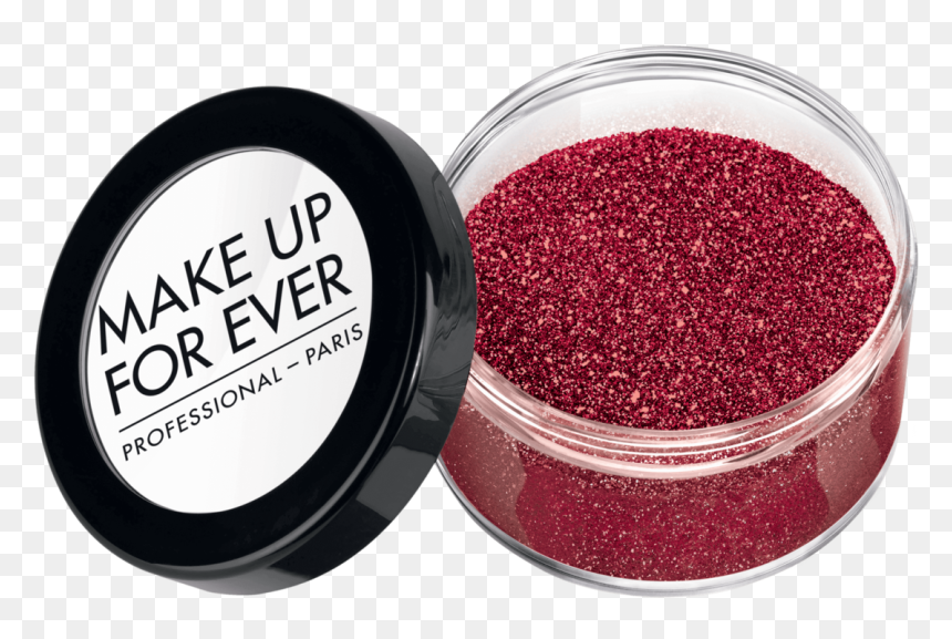 Make Up Forever Pink Glitter, HD Png Download - red lips png