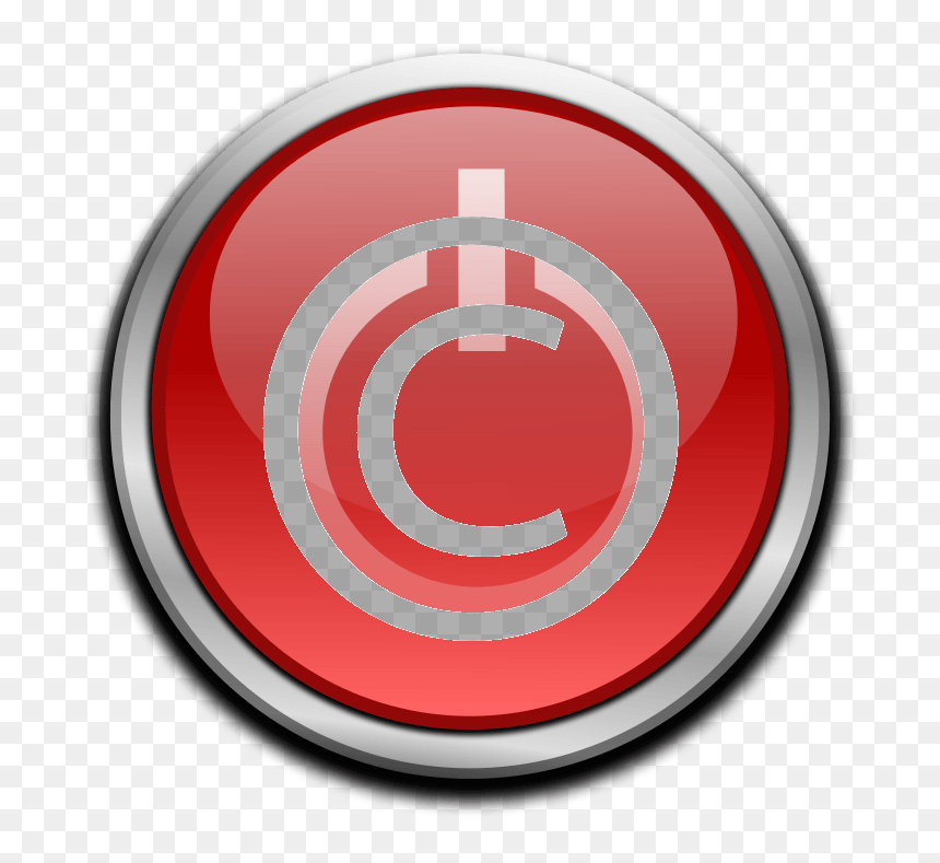 Circle, HD Png Download - power button png
