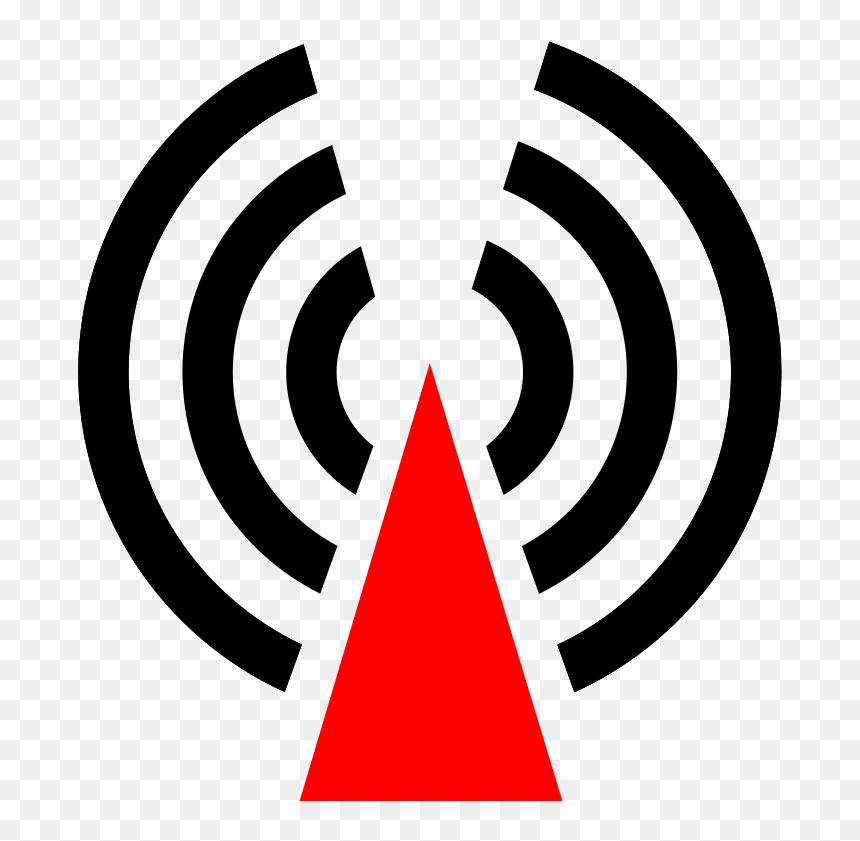 Antenna Flat Icon - Charing Cross Tube Station, HD Png Download - radio waves png