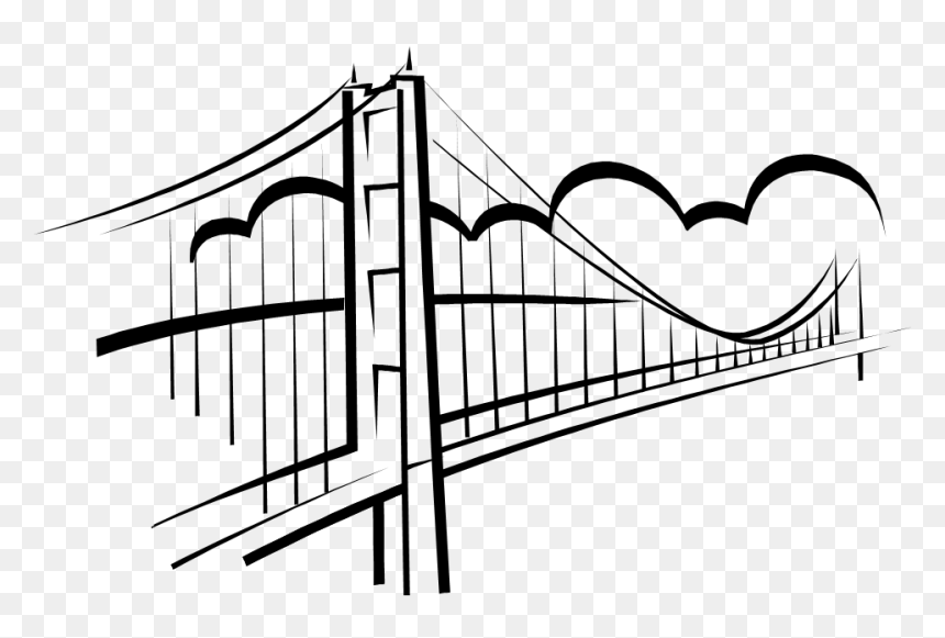 Let It Go, Already - Bridges Clipart, HD Png Download - golden gate bridge png