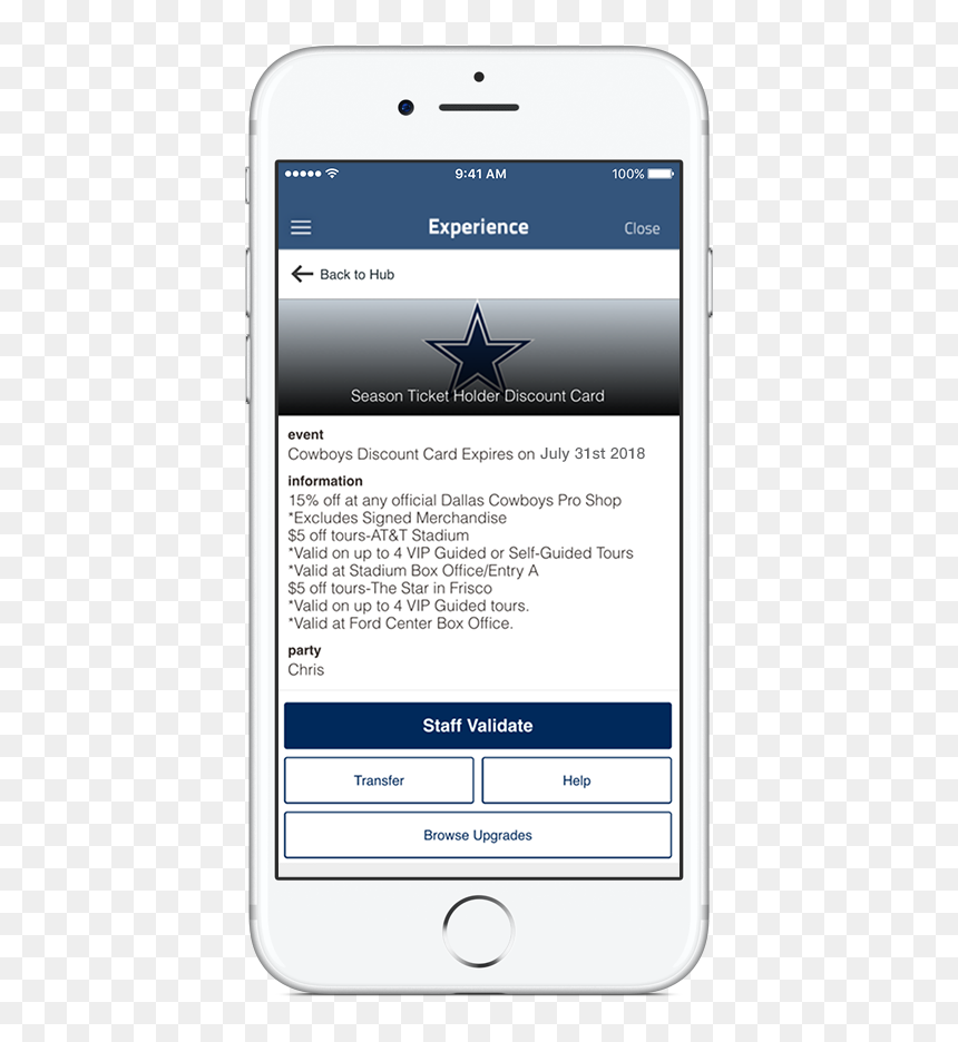 Dallas Cowboys App Season Ticket Holder Discount, HD Png Download - dallas cowboys png