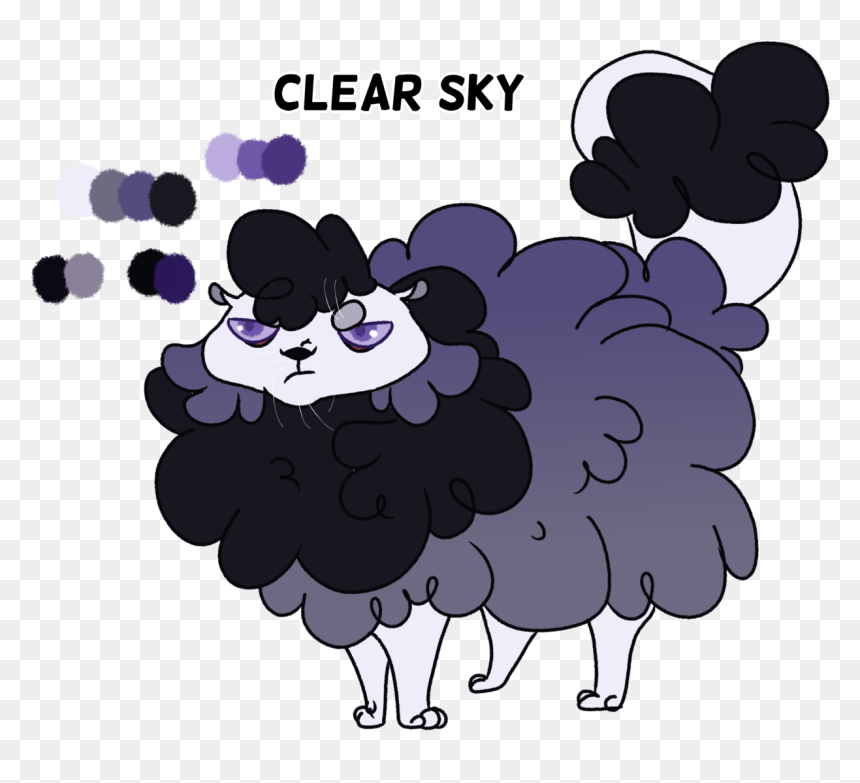 A Storm Cloud
been Trying To Experiment More With Shapes - Cartoon, HD Png Download - storm cloud png