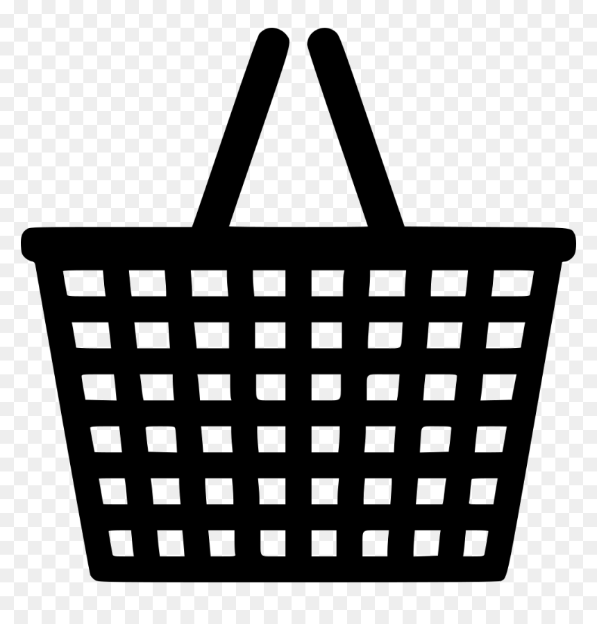 Shopping Basket - Waste Management Icon Png, Transparent Png - basket png