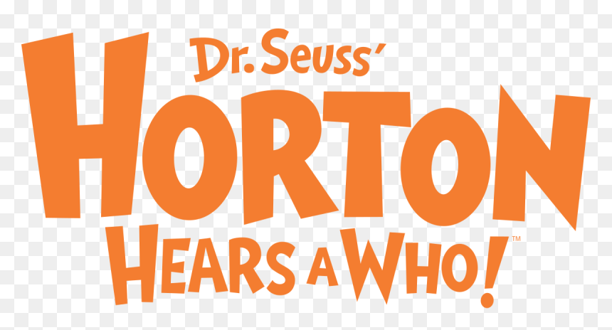 Horton Hears A Who Title, HD Png Download - dr seuss png