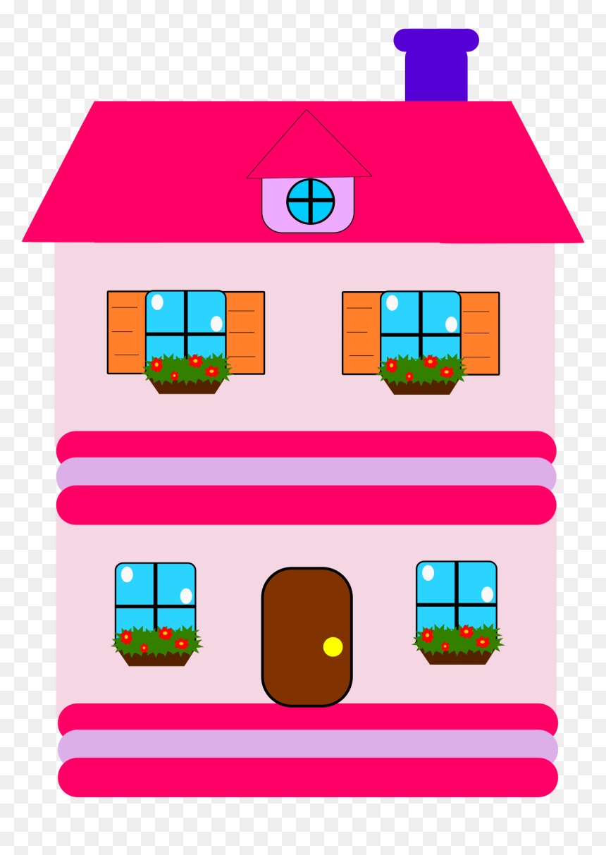 Clipart Open House Clip Freeuse Clipart - Doll House Clipart, HD Png Download - open house png