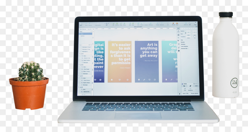 Working On Laptop Quotes - Good Remote Working Environment, HD Png Download - laptop icon png