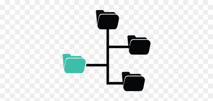 Folder Connection, Data, Internet Icon - Rear-view Mirror, HD Png Download - internet icon png