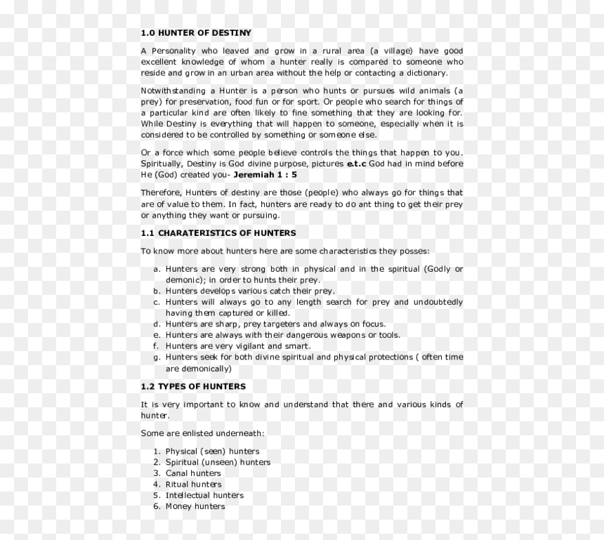 Document, HD Png Download - destiny hunter png
