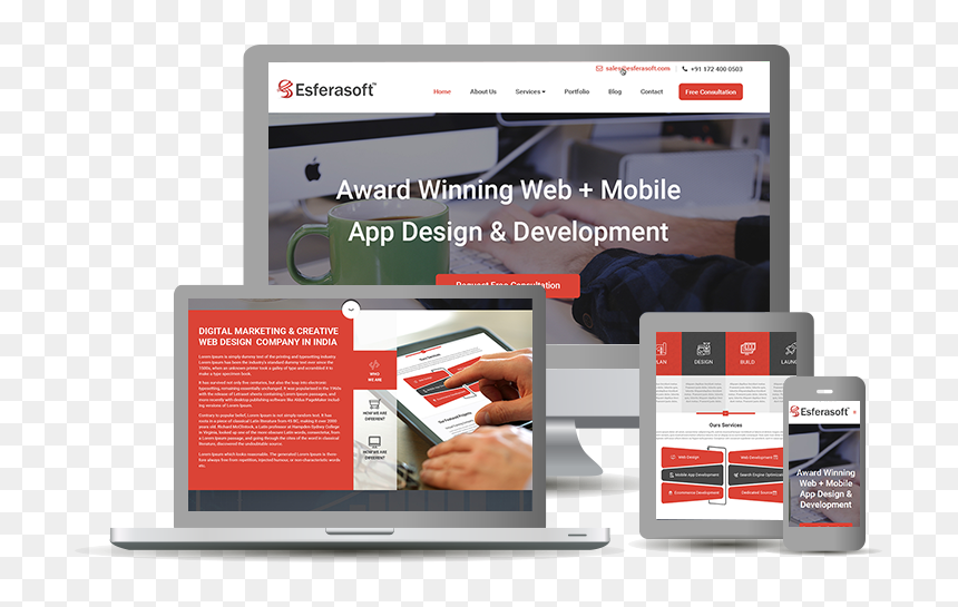 Web Design , Png Download - Website, Transparent Png - creative web design png
