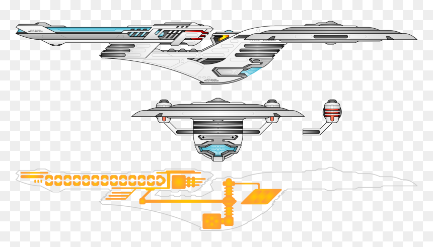 Star Trek Starship Concept , Png Download - Starship Design Png, Transparent Png - star trek png