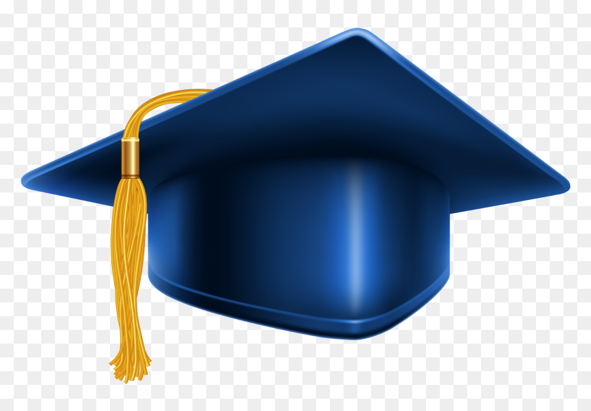 Graduation Cap Png - Blue Graduation Cap Png, Transparent Png - degree cap png