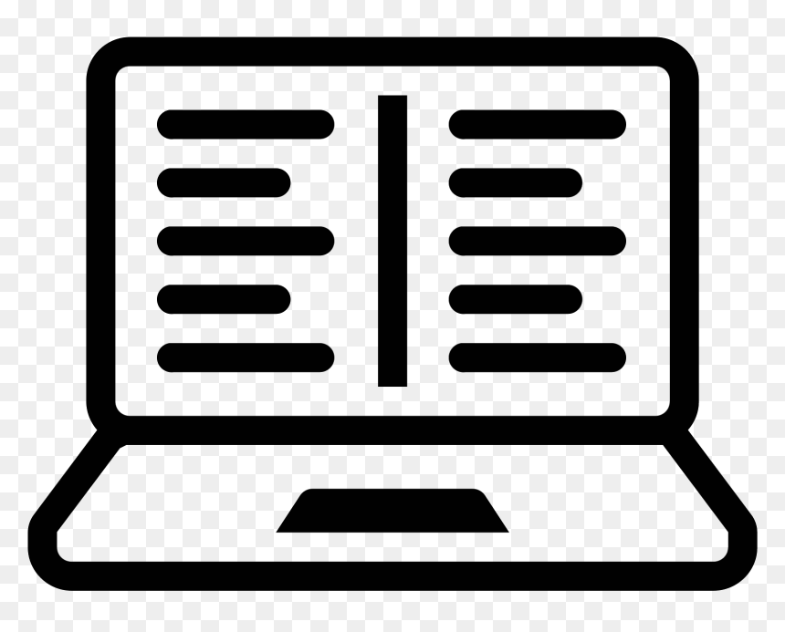 This Is A Picture Of A Laptop Computer - E Learning Icon Png, Transparent Png - laptop icon png