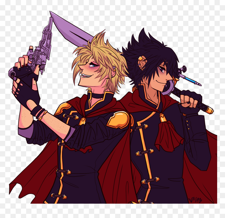 “ I Love The Uniforms In Final Fantasy Type - Prompto X Noctis Transparent, HD Png Download - noctis png