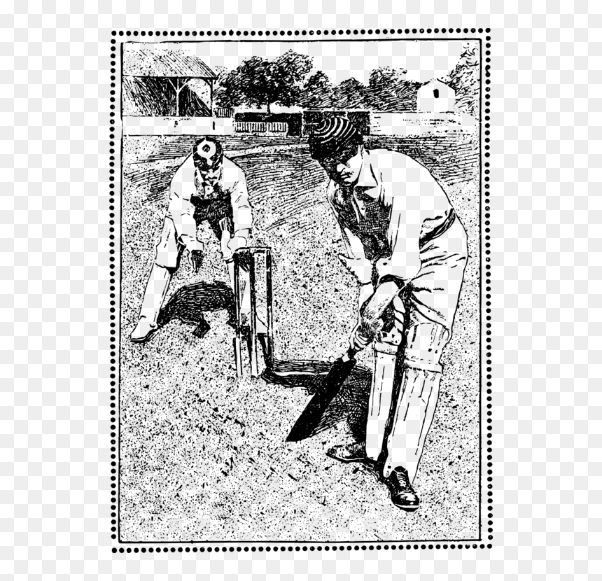 Human Behavior,art,monochrome Photography - Poster, HD Png Download - cricket stump png