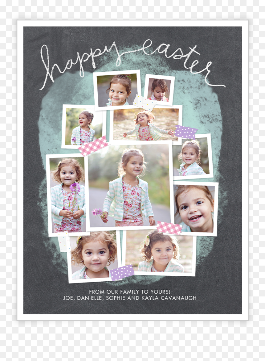 Easter Collage Printable - Picture Frame, HD Png Download - birthday collage frame png