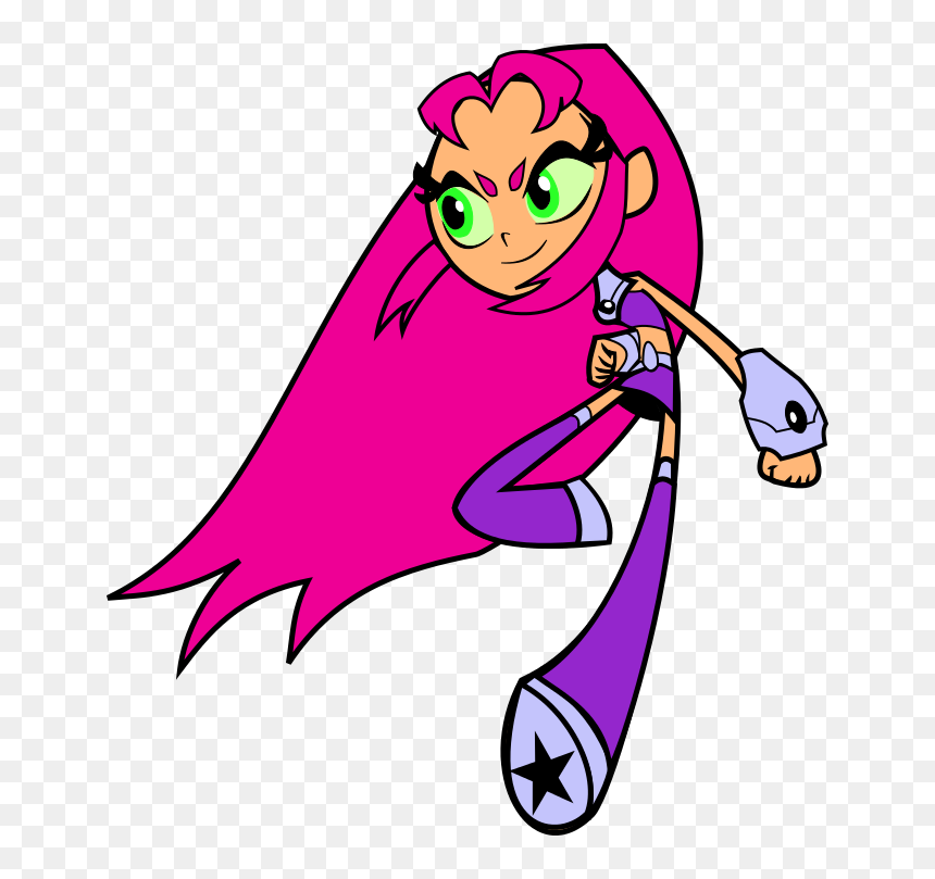 Star Fire Clipart - Teen Titans Go Starfire Transparent, HD Png Download - fire vector png