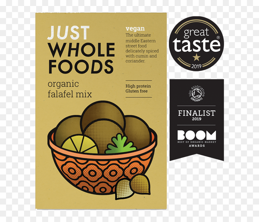 Just Wholefoods Falafel Mix, HD Png Download - whole foods logo png